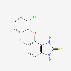 5-Chloro-4-(2,3-dichlorophenoxy)-1,3-dihydrobenzimidazole-2-thione