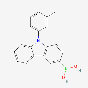 (9-(m-tolyl)-9H-carbazol-3-yl) boronic acid