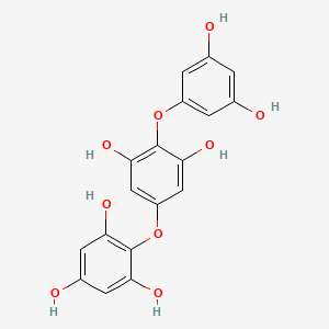 molecular formula C18H14O9 B13407103 Triphlorethol A 