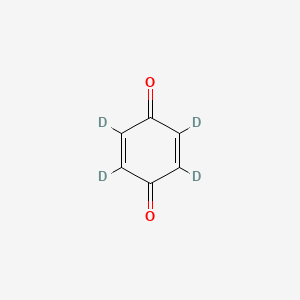 molecular formula C6H4O2 B1340715 p-Benzoquinone-d4 CAS No. 2237-14-1