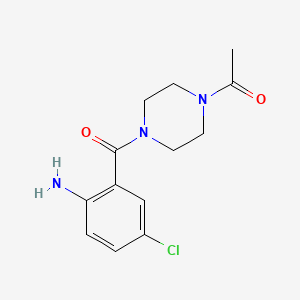 1-[4-(2-Amino-5-chloro-benzoyl)-piperazin-1-yl]-ethanone