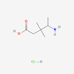 4-Amino-3,3-dimethylpentanoic acid hydrochloride