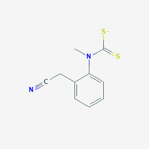 N-[2-(cyanomethyl)phenyl]-N-methylcarbamodithioate