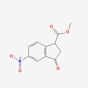 methyl 3-oxo-5-nitro-2,3-dihydro-1H-indene-1-carboxylate