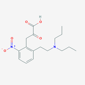 2-[2-(Dipropylamino)ethyl]-6-nitro-alpha-oxobenzenepropanoic acid