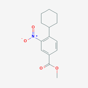 Methyl 4-cyclohexyl-3-nitrobenzoate