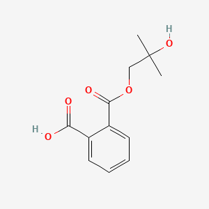 molecular formula C12H14O5 B13407352 1,2-Benzenedicarboxylic Acid Mono(2-hydroxy-2-Methylpropyl) Ester 