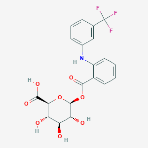 molecular formula C20H18F3NO8 B13407355 Flufenamic Acid Glucuronide 