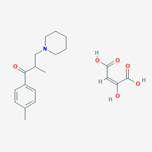 (E)-2-hydroxybut-2-enedioic acid;2-methyl-1-(4-methylphenyl)-3-piperidin-1-ylpropan-1-one