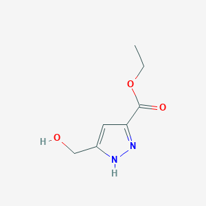 ethyl 5-(hydroxymethyl)-1H-pyrazole-3-carboxylate