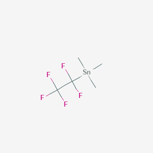 molecular formula C5H9F5Sn B13407388 Trimethyl(pentafluoroethyl)stannane CAS No. 754-25-6