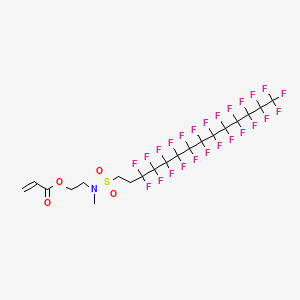 2-Propenoic acid, 2-[methyl[(3,3,4,4,5,5,6,6,7,7,8,8,9,9,10,10,11,11,12,12,13,13,14,14,14-pentacosafluorotetradecyl)sulfonyl]amino]ethyl ester