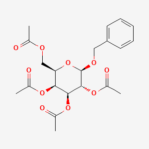 [(2R,3S,4S,5R,6R)-3,4,5-triacetyloxy-6-phenylmethoxyoxan-2-yl]methyl acetate