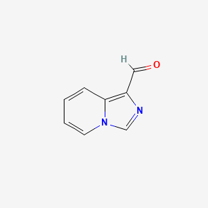 molecular formula C8H6N2O B1340746 Imidazo[1,5-a]pyridine-1-carbaldehyde CAS No. 56671-67-1