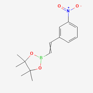 4,4,5,5-Tetramethyl-2-[2-(3-nitrophenyl)ethenyl]-1,3,2-dioxaborolane