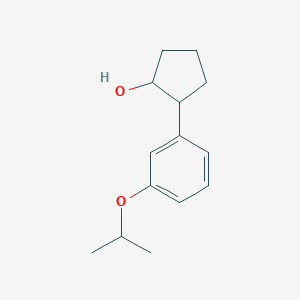 trans-2-(3-iso-Propoxyphenyl)cyclopentanol