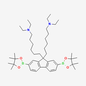 N,N,N',N'-Tetraethyl-2,7-bis(4,4,5,5-tetramethyl-1,3,2-dioxaborolan-2-yl)-9H-fluorene-9,9-dihexanamine