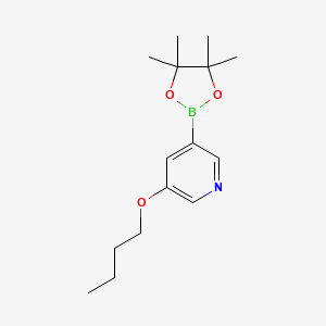 3-Butoxy-5-(4,4,5,5-tetramethyl-1,3,2-dioxaborolan-2-YL)pyridine