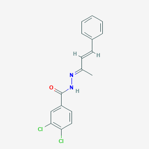 molecular formula C17H14Cl2N2O B13407680 3,4-Dichloro-n'-[(3e)-4-phenylbut-3-en-2-ylidene]benzohydrazide 