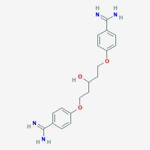molecular formula C19H24N4O3 B134077 1,5-双（4-氨基苯氧）-3-戊醇 CAS No. 133991-33-0