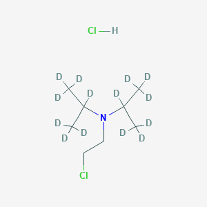 2-Diisopropylaminoethyl Chloride Hydrochloride-d14