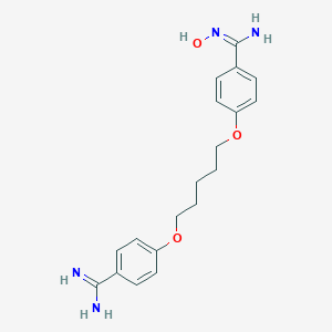 molecular formula C₁₉H₂₄N₄O₃ B134079 戊胺咪胺氧肟 CAS No. 130349-07-4