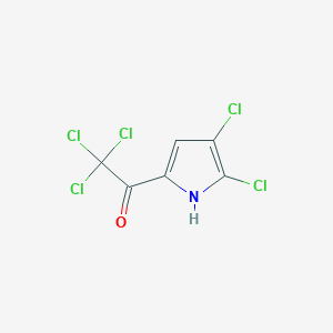 molecular formula C6H2Cl5NO B1340798 2,2,2-trichloro-1-(4,5-dichloro-1H-pyrrol-2-yl)ethanone CAS No. 50371-51-2