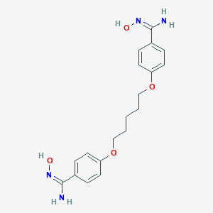 molecular formula C₁₉H₂₄N₄O₄ B134080 喷他咪啶二氨基肟 CAS No. 101689-95-6