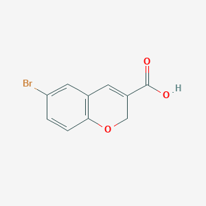 molecular formula C10H7BrO3 B1340815 6-bromo-2H-chromene-3-carboxylic acid CAS No. 380607-15-8