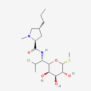 (2S,4R)-N-[(1R)-2-chloro-1-[(3R,4S,5R,6R)-3,4,5-trihydroxy-6-methylsulfanyloxan-2-yl]propyl]-1-methyl-4-propylpyrrolidine-2-carboxamide