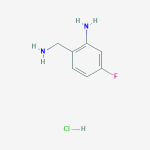 2-(Aminomethyl)-5-fluoro-aniline hydrochloride