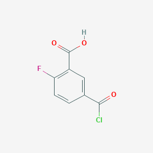 5-(Chlorocarbonyl)-2-fluorobenzoic acid