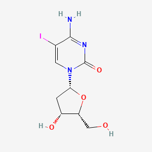 4-amino-1-[(2R,4R,5R)-4-hydroxy-5-(hydroxymethyl)oxolan-2-yl]-5-iodopyrimidin-2-one