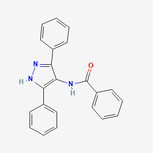 N-(3,5-diphenyl-1H-pyrazol-4-yl)benzamide