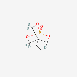 molecular formula C6H11O4P B13408307 Trimethylolpropane (1,1,4,4,5-D5) Phosphate 