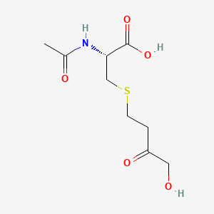 molecular formula C9H15NO5S B13408326 4-Hydroxy-3-oxobutyl Mercapturic Acid 