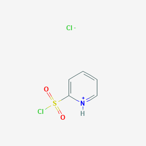 molecular formula C5H5Cl2NO2S B13408425 2-Chlorosulfonyl-pyridinium chloride 