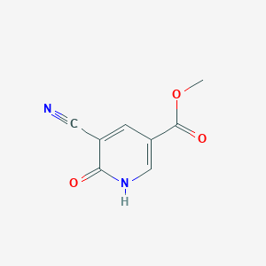 molecular formula C8H6N2O3 B1340843 Methyl 5-cyano-6-oxo-1,6-dihydropyridine-3-carboxylate CAS No. 929973-87-5