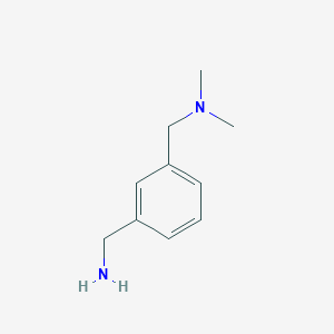 molecular formula C10H16N2 B1340853 1-(3-(氨甲基)苯基)-N,N-二甲基甲胺 CAS No. 246258-97-9