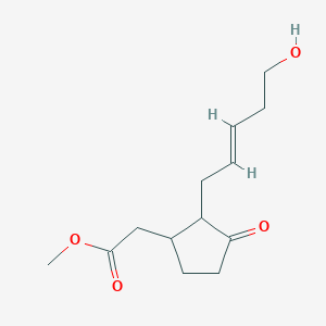 molecular formula C13H20O4 B13408566 methyl 2-[2-[(E)-5-hydroxypent-2-enyl]-3-oxocyclopentyl]acetate 