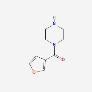 molecular formula C9H12N2O2 B1340860 1-(3-Furoyl)piperazine CAS No. 885326-62-5