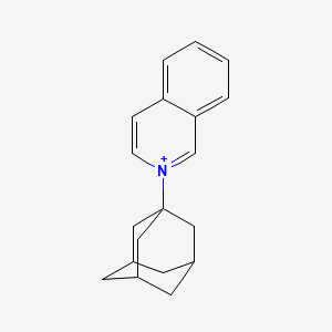 molecular formula C19H22N+ B13408632 2-(1-Adamantyl)isoquinolin-2-ium 