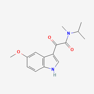 molecular formula C15H18N2O3 B13408644 5-Methoxy-N-methyl-N-(1-methylethyl)-a-oxo-1H-indole-3-acetamide CAS No. 850032-61-0