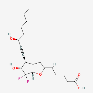 molecular formula C20H28F2O5 B13408688 Dfldehprosta CAS No. 80226-91-1