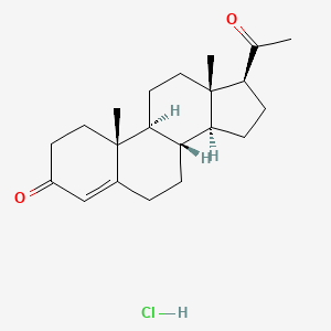 molecular formula C21H31ClO2 B13408721 Pregn-4-ene-3,20-dione hydrochloride 