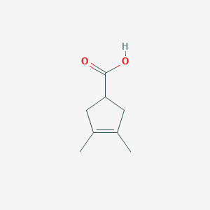 molecular formula C8H12O2 B13408728 3,4-Dimethyl-3-cyclopentene-1-carboxylic Acid CAS No. 768-38-7