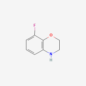 molecular formula C8H8FNO B1340902 8-氟-3,4-二氢-2H-苯并[b][1,4]噁嗪 CAS No. 898832-40-1