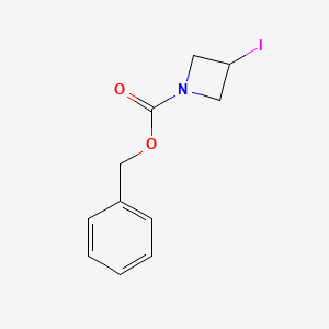 molecular formula C11H12INO2 B1340906 苄基 3-碘代氮杂环丁烷-1-羧酸酯 CAS No. 939759-26-9