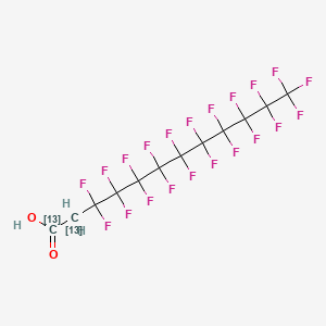 2-Perfluorodecyl-[1,2-13C2]-ethanoic Acid