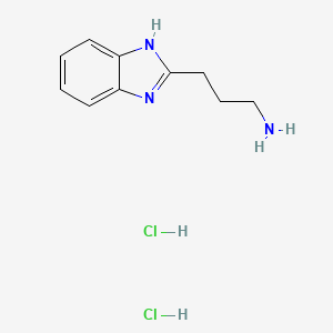 B1340922 3-(1H-benzimidazol-2-yl)propan-1-amine dihydrochloride CAS No. 88765-77-9